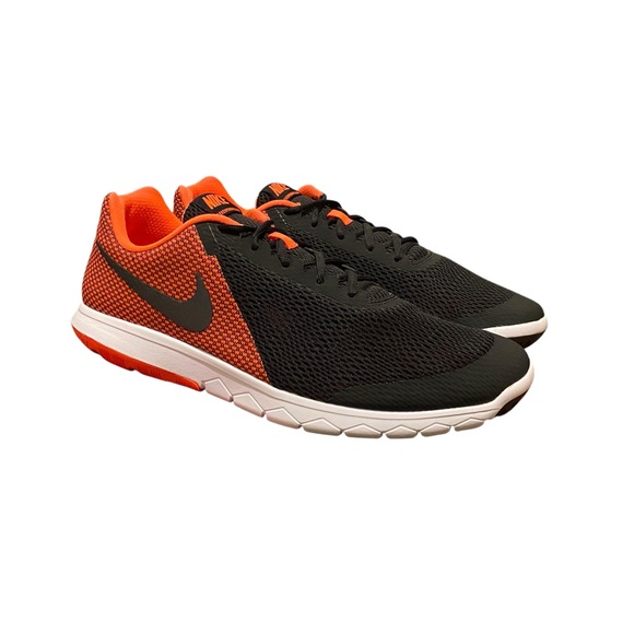 Nike Mens Flex Experience RN 6 881802-003 Black Orange Running Shoes Size 14 - Picture 2 of 11